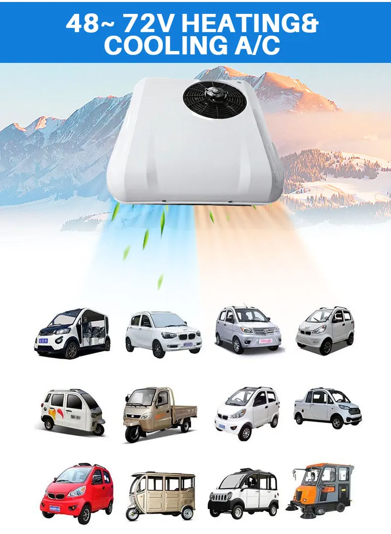 Roof Air Conditioner Motorhome parking cooler  12v roof top truck sleep air conditioner for RV