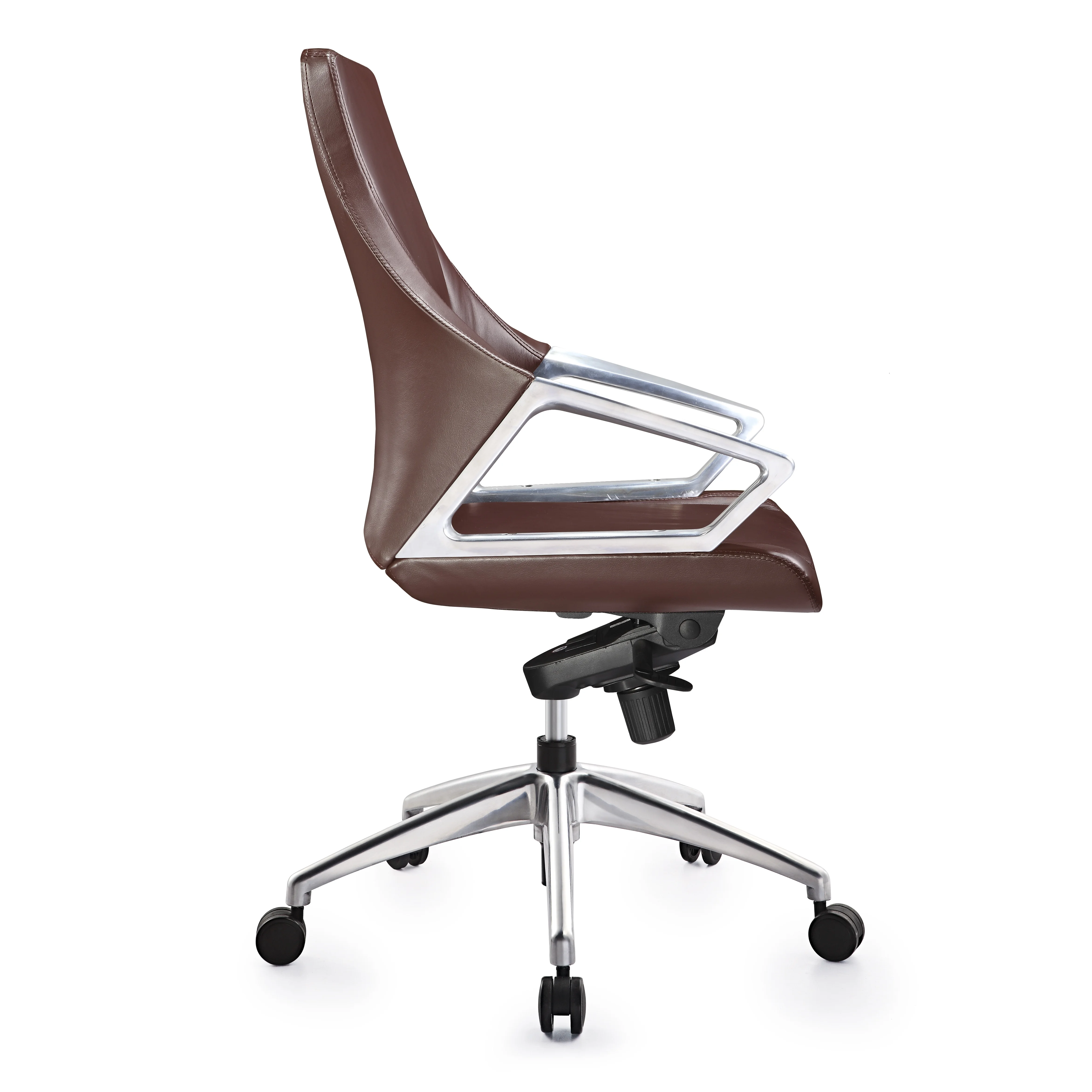 GS-G1901 Ergonomic solutions seating middle back luxury executive conference leather office chair