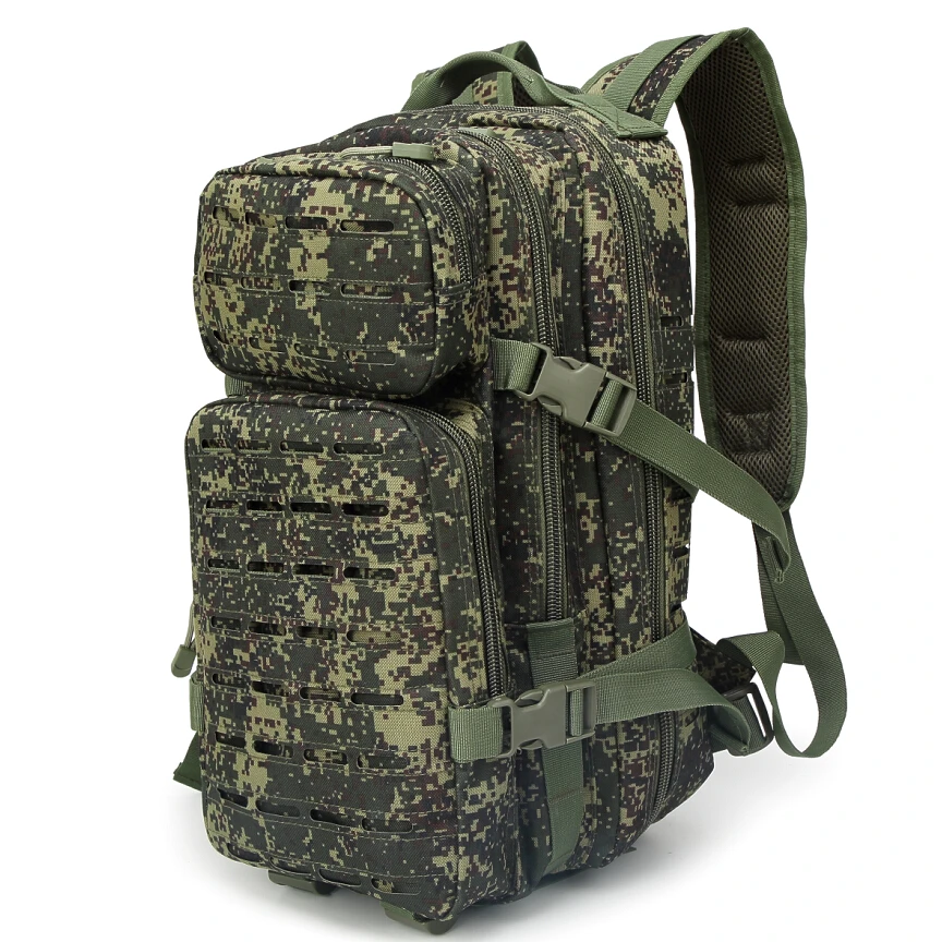 Tactical molle laser-cut multifunctional  outdoor hunting hiking daily life tactical backpack