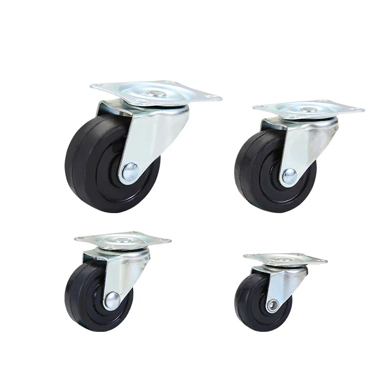 China quality rubber  wheel caster brake scaffolding caster wheel leveling caster for sale