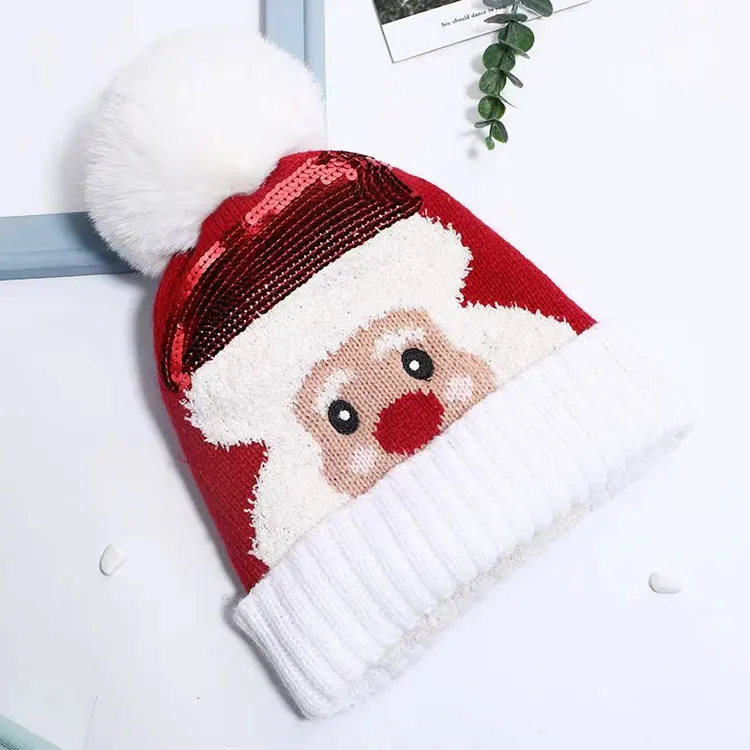 2021 wholesale Christmas decoration supplies new Winter children gifts christmas ornaments Santa hats  Merry Christmas Hats