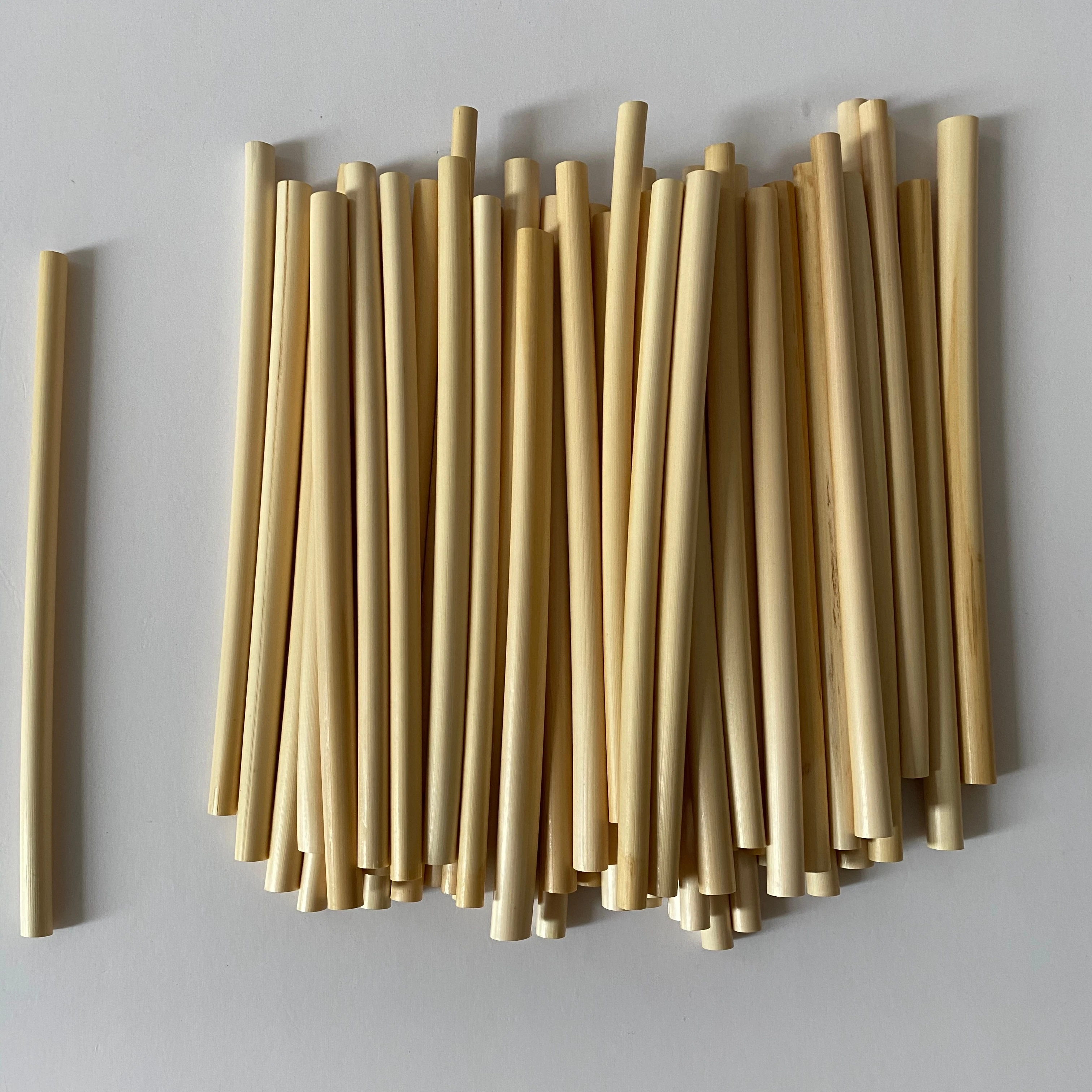 Natural Biodegradable Compostable Sustainable Organic Sorbete De Cana Cocktail Drinking Cane Bagasse Reed Straw