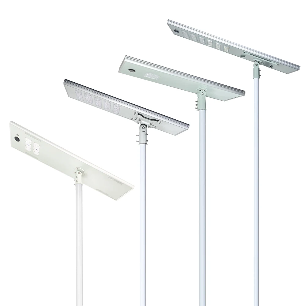2024 Foshan Outdoor Vertical Warm White Solar Powered Street Lights Lifepo4 Lithium Iron Phosphate Battery Manufacturer Price