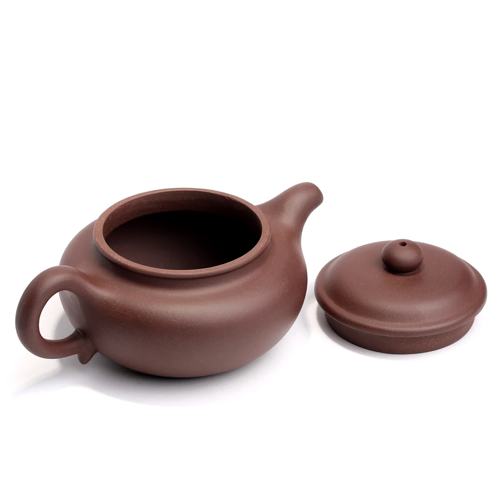 260ml Chinese Yixing Zisha Teapot Handmade Antique Design Raw Ore Purple Clay Ceramic Tea Pot