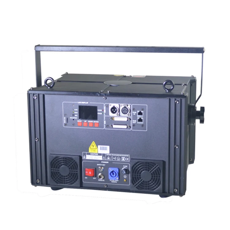 High Power 15W Rgb Full Color 3D Laser Projector Dmx512 Laser Light For Dj Disco Stage