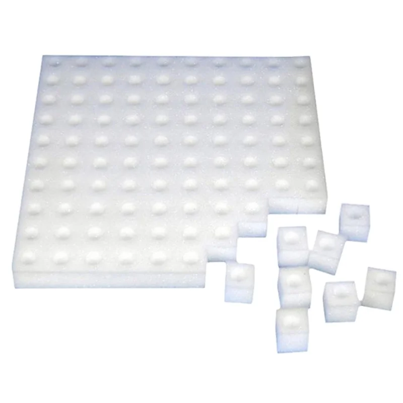 100pcs White Seedling Soilless Hydroponic Vegetables Nursery Pots Seedlings Cloning Collar Garden Cultivation Plant Sponge