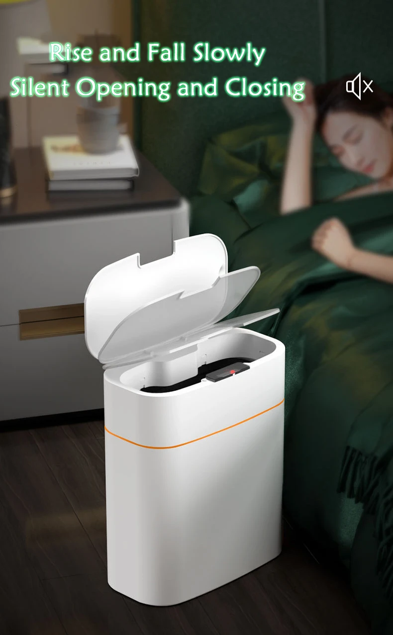 New Automatic Non-Contact Smart Waste Bin for Efficient Waste Management Wholesale 16L Plastic Smart Sensor Bin