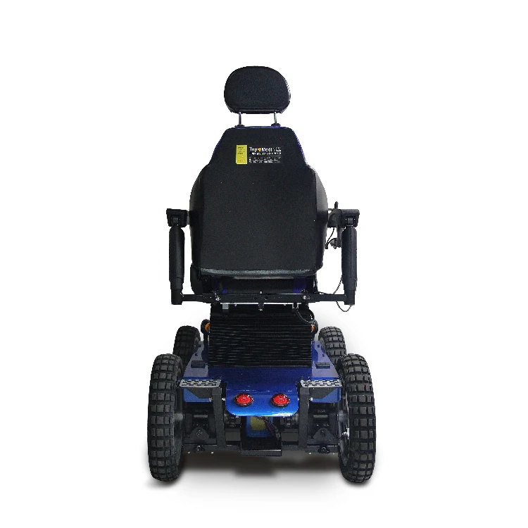 Strong capacity with electromagnetic brake seat size optional electric wheelchair conquer a variety of terrain 1350W*2  -BZ-O01