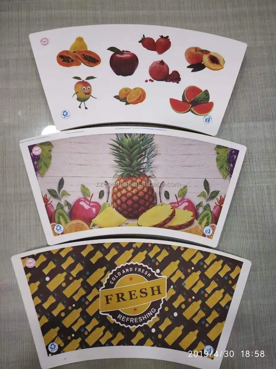 Рулонная бумага с одинарным и двойным полиэтиленовым покрытием для бумажных