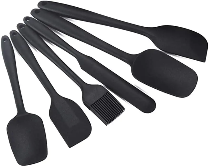  6 Pcs Set Kitchen Utensil Silicone Kitchenware Cake Cream Scraper Baking Tool Butter Spatula Cooking Oil