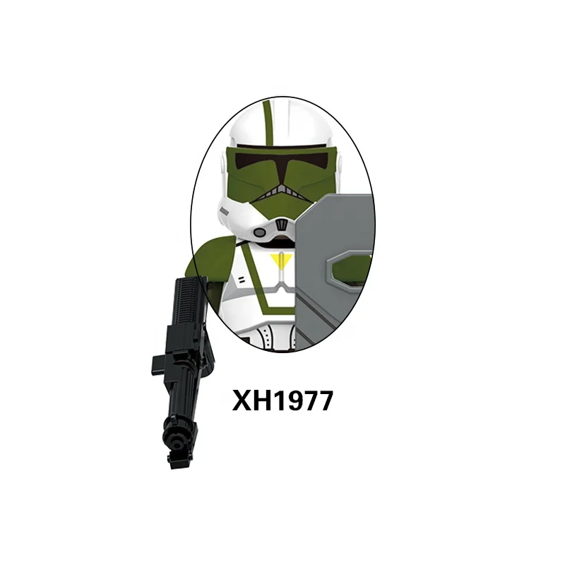 X0345 Дум дуга солдат 442-й Клон Аппо анакс командир Коди космические войны пластиковые мини-строительные блоки детские игрушки