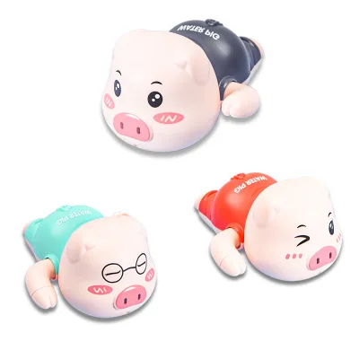 Baby bathroom toys for kids swimming pool toys swimming pig bath toy