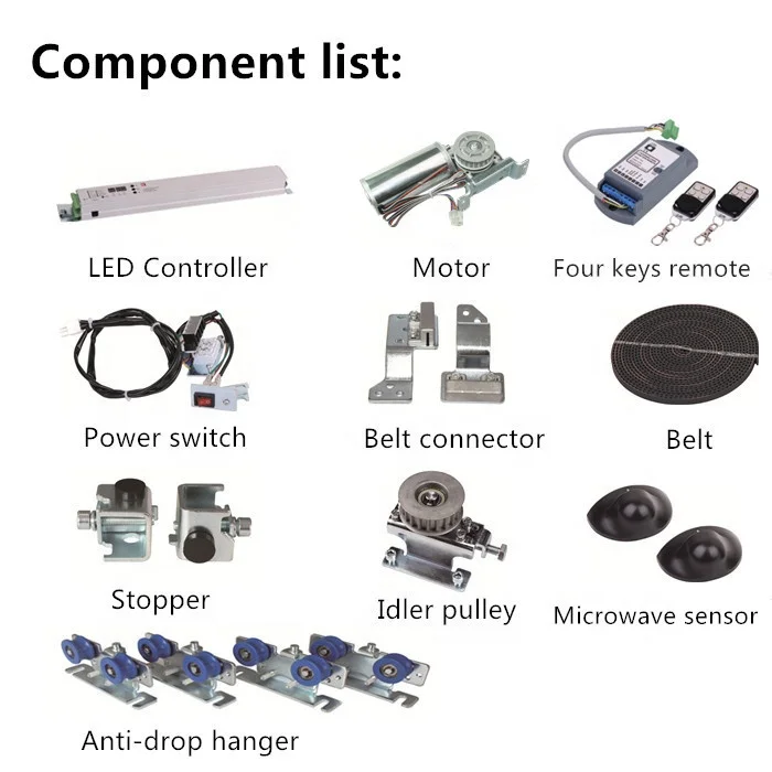 Yoursensor commercial automatic door opening system for supermarket doors automatic door colser(YSD200Y)