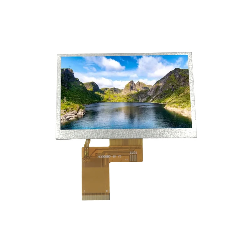 Hot Selling High Definition Backlight 4.3 Inch Curved Lcd Screen For Printer