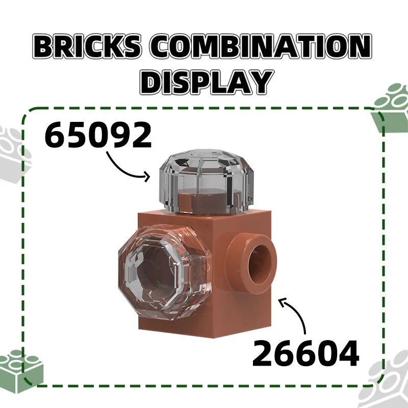 Wange 245 шт./лот 26604 модифицированные 1x1 шпильки на 2 стороны строительные блоки Moc совместимы с кирпичом детские игрушки Подарочная коробка