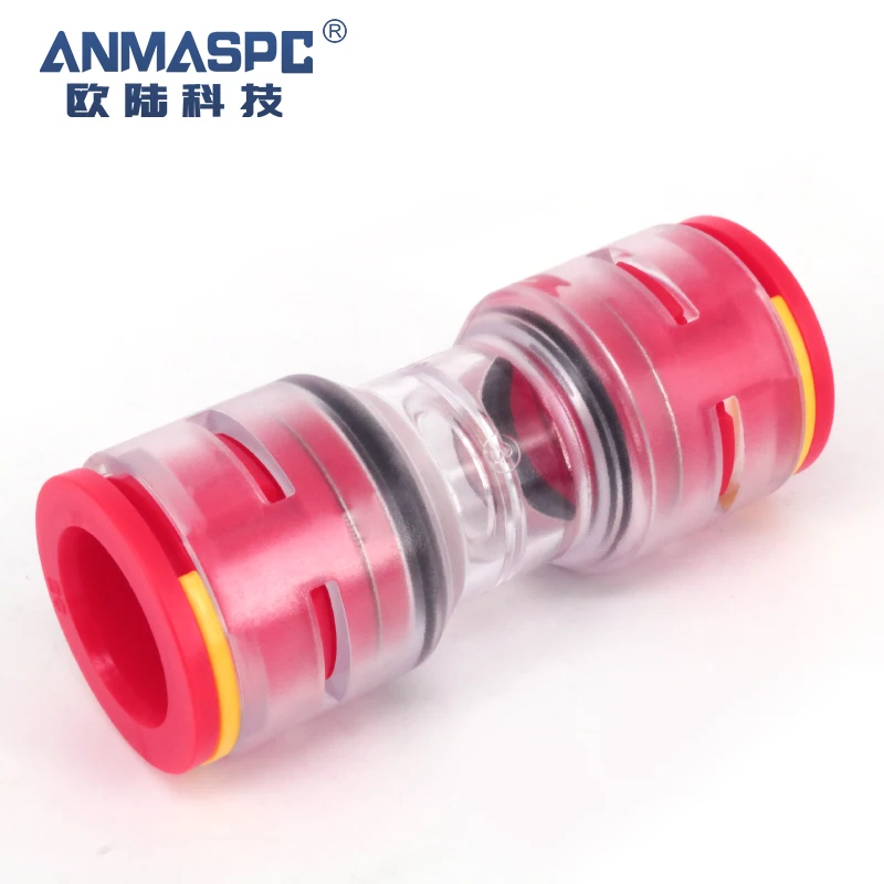 Straight Microduct Connector Accessories HDPE Connector Telecom Connector for Fiber Optic Equipment
