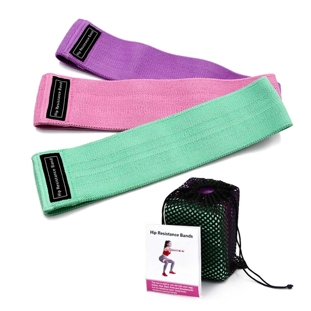 Fabric Resistance Working Out Exercise Booty Bands Legs and Butt for Women and Men