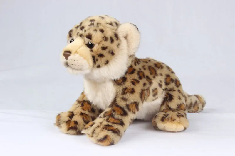 Lifelike Big Cat Toy Cheetah Stuffed Animal Plush Paw Leopard toys