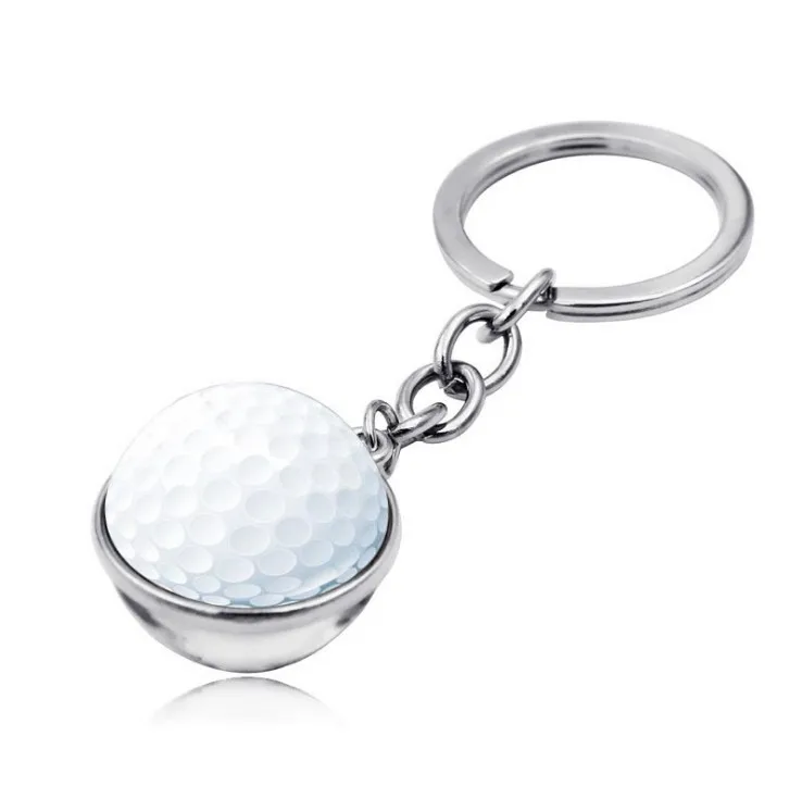
Unique Style Golf Keychain Glass Ball Keychain Crystal Keychain,Mix Different Colors,Fast Delivery 