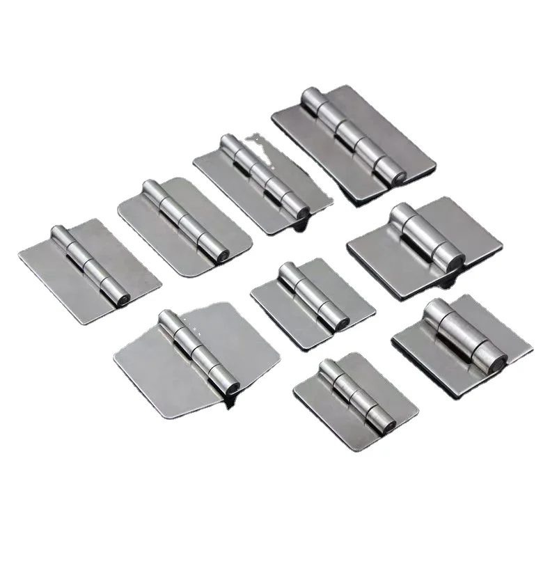 Stainless Steel Butt Welding Door Hinge Strap Hinge No Holes Surface Door Hinge