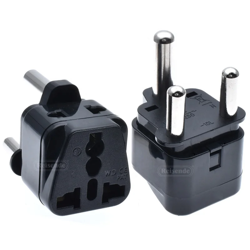 South Africa Travel Adapter Plug by With Dual USB + USA Input - Type M - Ultra Compact - Safe Grounded Perfect