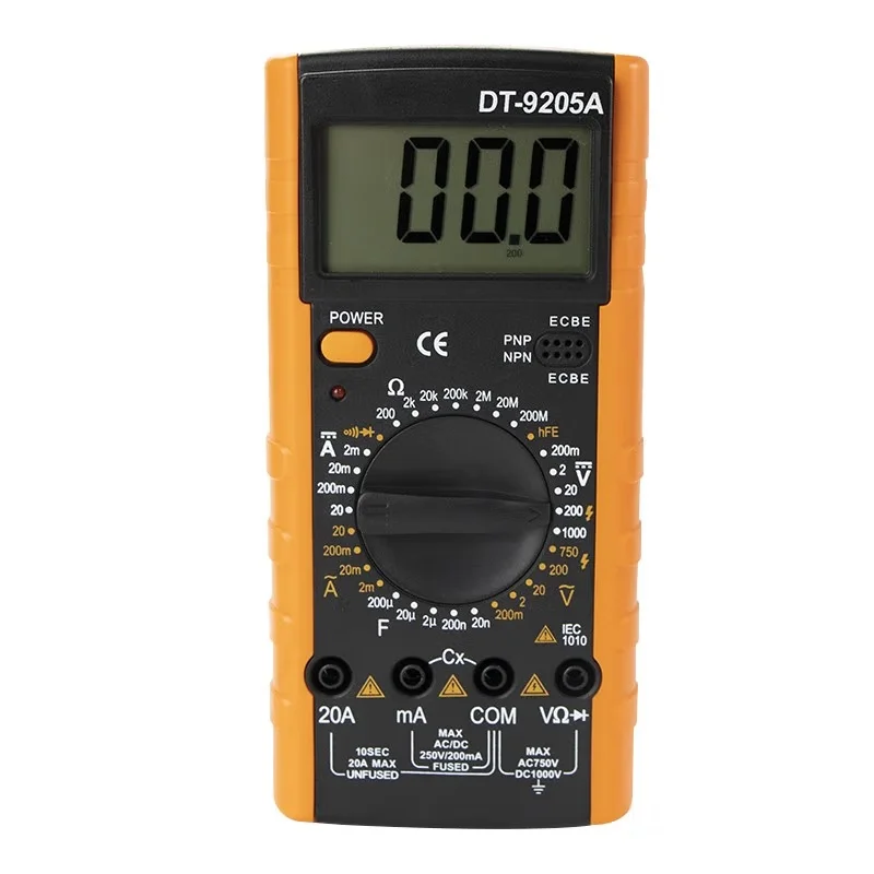 Ammeter voltmeter digital display multimeter classic