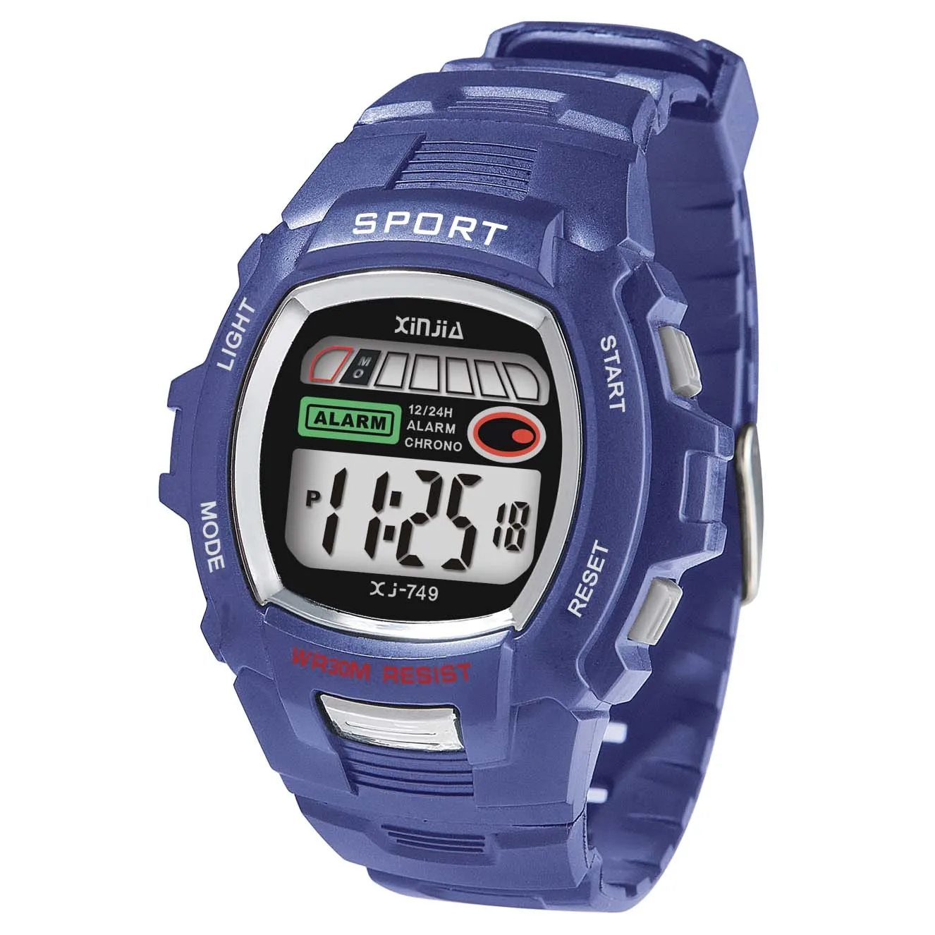 XINJIA цифровые часы водонепроницаемые модные спортивные XJ-749
