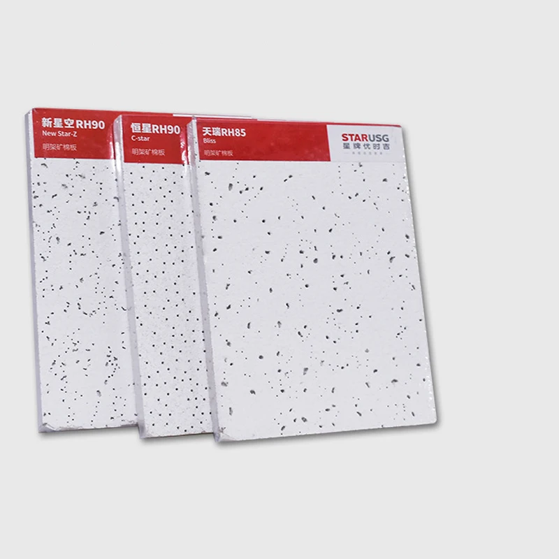 Fine Fissured Mineral Fiber Panel For Suspended Ceilings,Mineral Wool Board