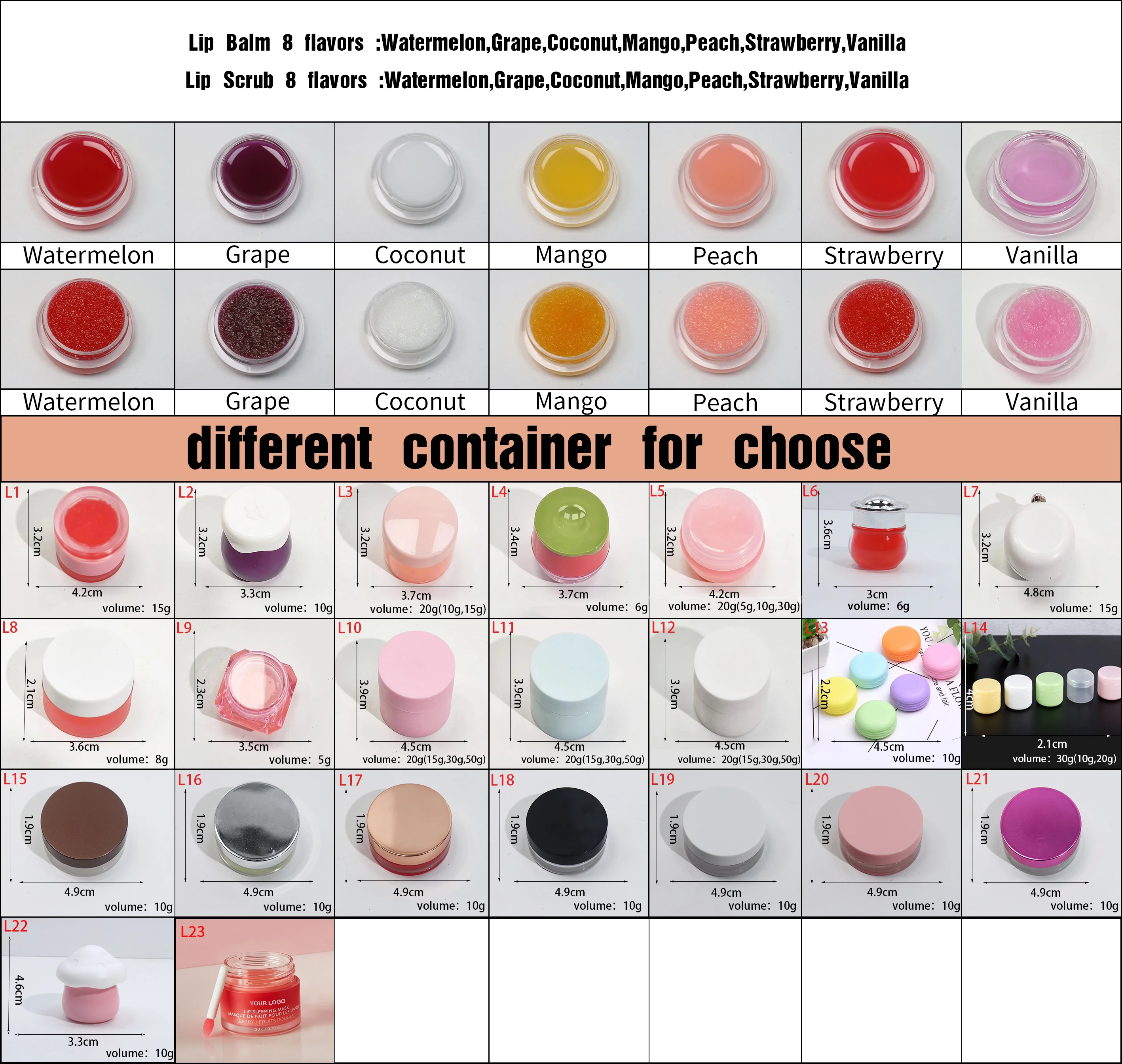 Custom Logo Beauty Makeup Private Label Vegan Organic Natural Moisturizing Overnight Sleep Balm Collagen Lip Mask