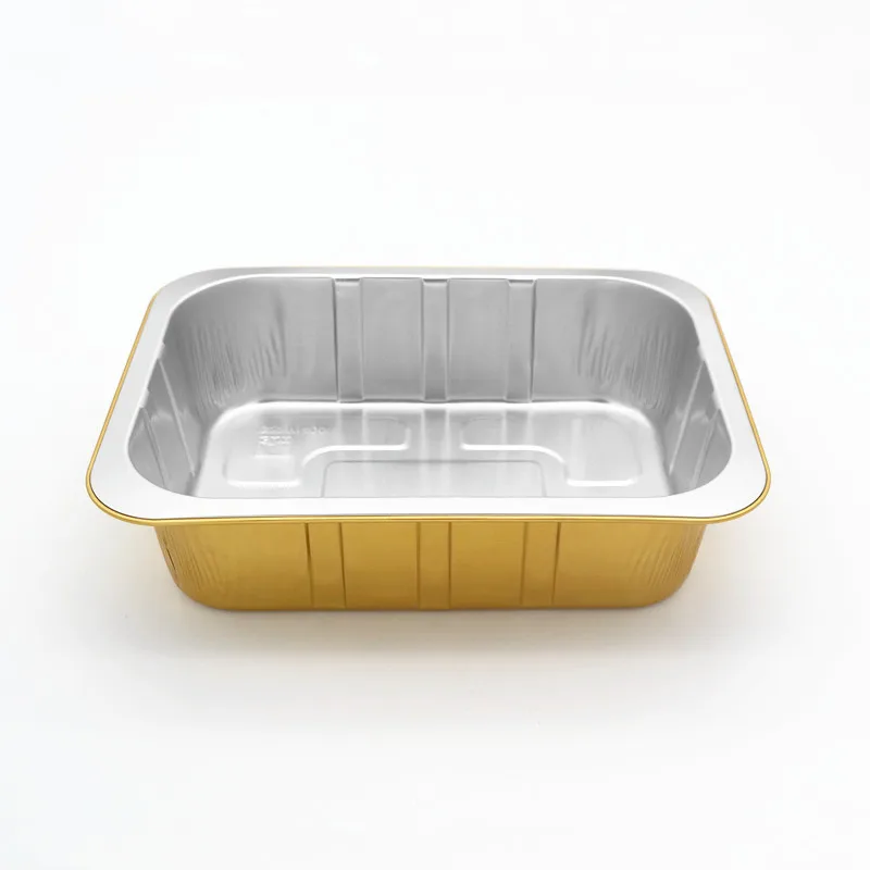 OEM & ODM Food grade tight sealing deep aluminum loaf pan rectangular disposable pans with