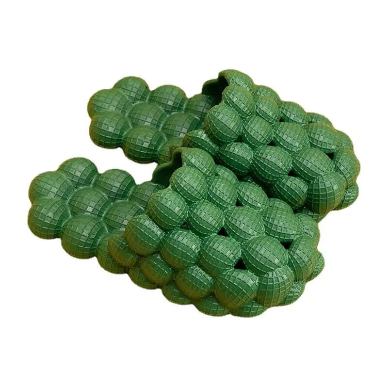 Summer ladies new personality bubble fashion soft massage slippers