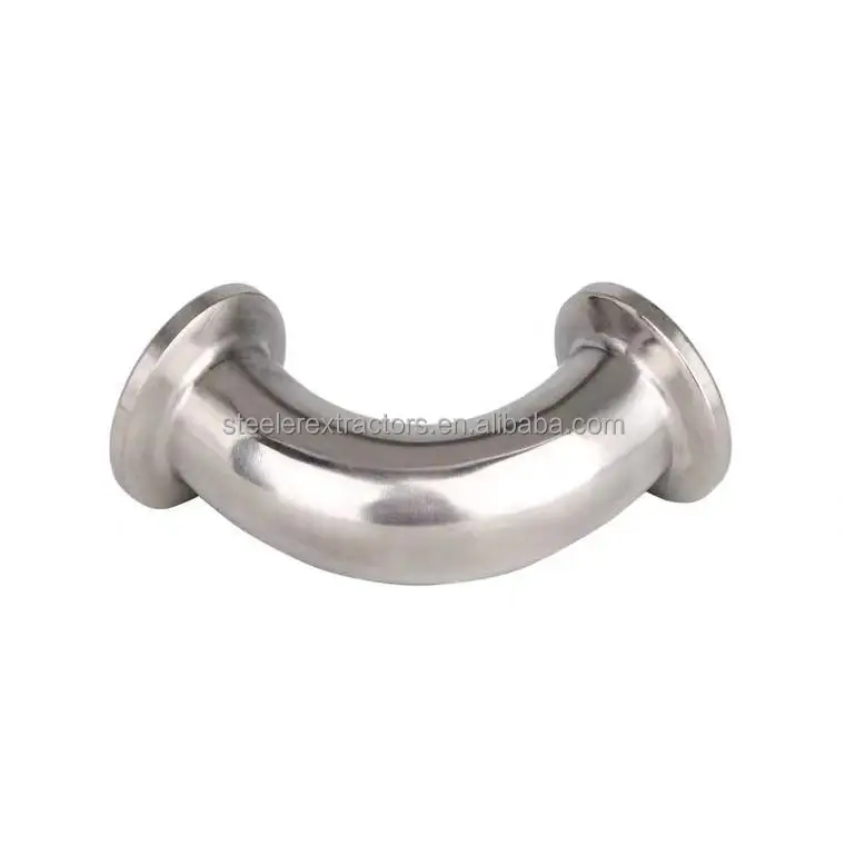 sanitary stainless steel ss304 KF16 KF25 KF40 KF50 vacuum pipe fitting elbow