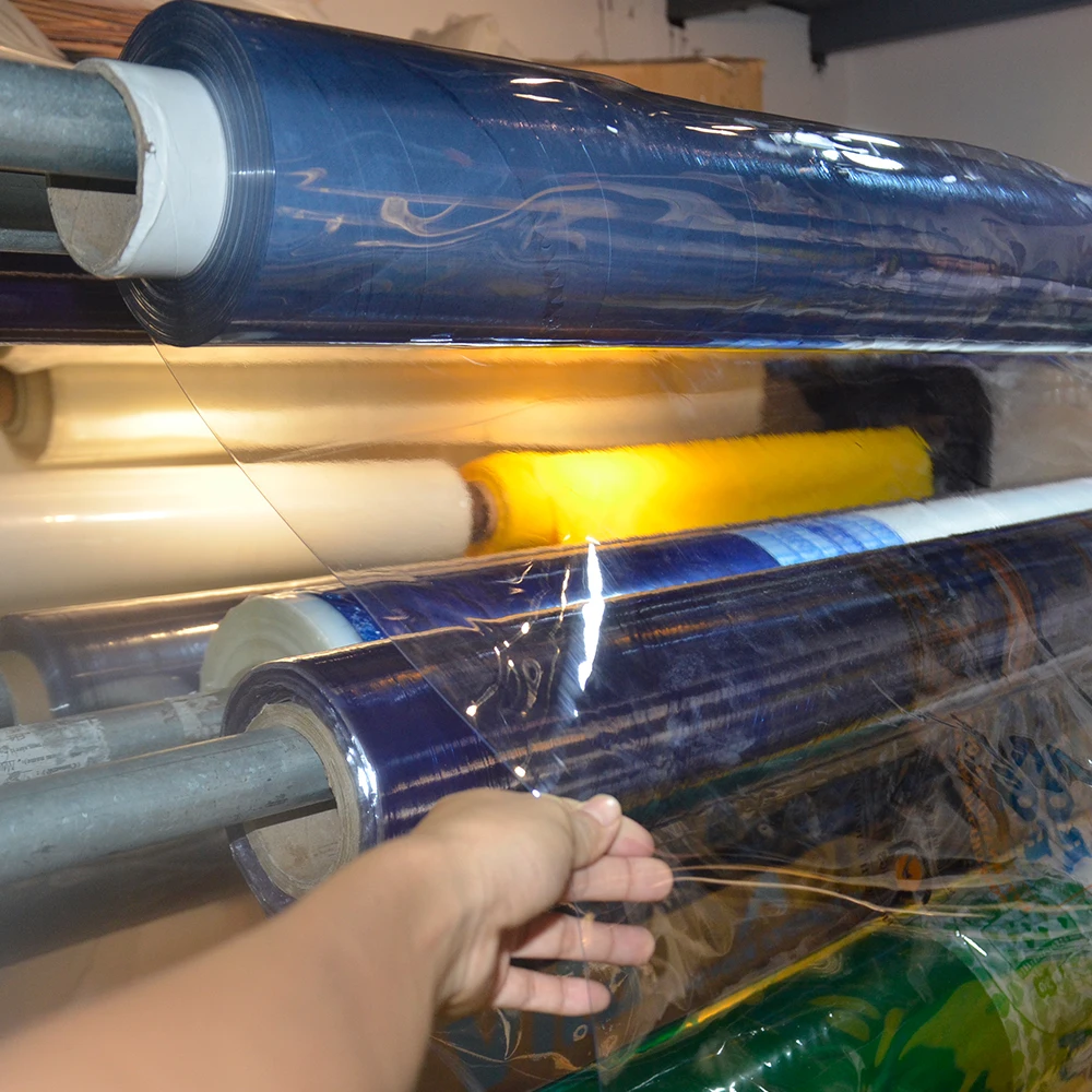 Customized sizes 0.05-0.2mm thick pvc plastic sheet rolls use for furniture packing