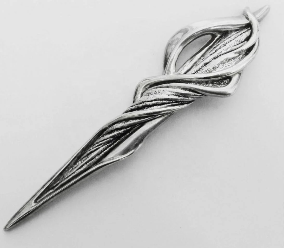 High quality jewelry design custom shell bead natural freshwater pearl brooches 925 sterling silver