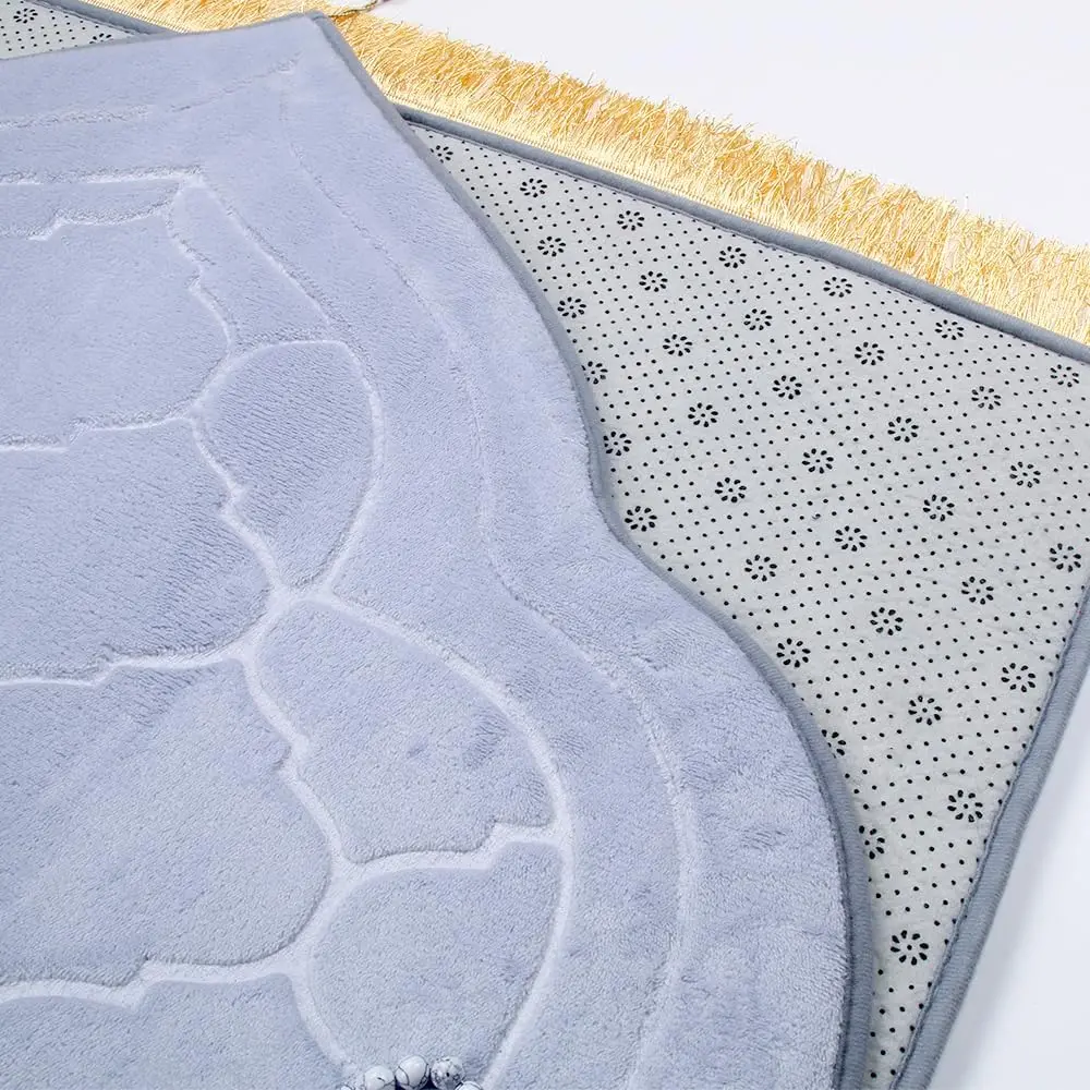 Thick Soft Flannel Muslim Prayer Rug Prayer Mat Islamic Turkish Praying Rug Carpet