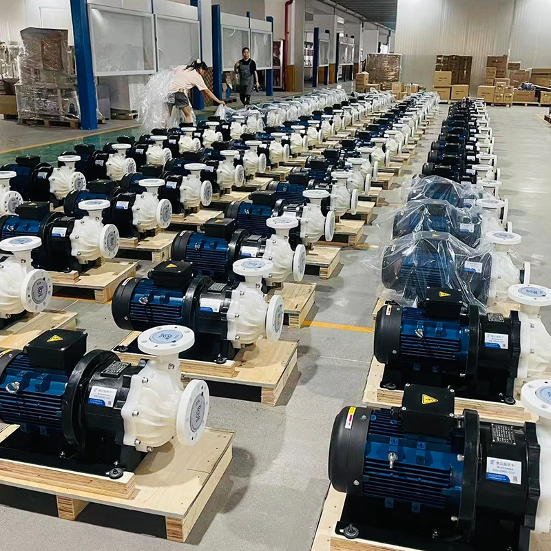 AMX series 750w chemical pump no leakage corrosion acid and alkali resistant plastic circulating centrifugal magnetic pump