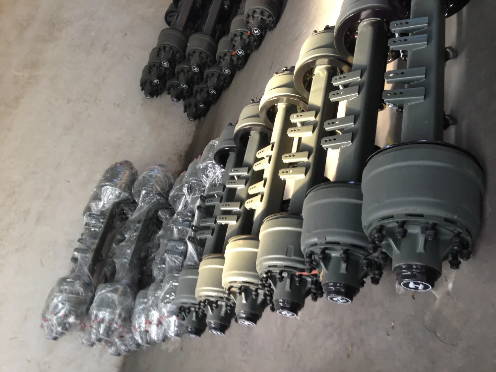 American Axle 16t Axle Trailer Parts American Type Axle for Semi Trailer manufacturer