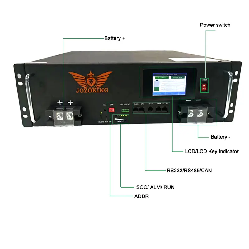 lithium battery 100 amp 51.2v300ah lithium battery lithium battery 48 v 50 ah