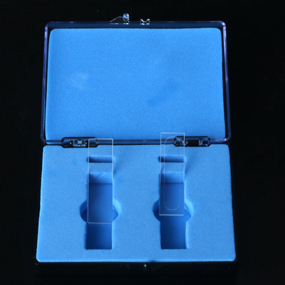 1mm Optical Path 0.3ml Demountable Cells micro flow cell Solid state fluorescence detection quartz flow cell cuvette