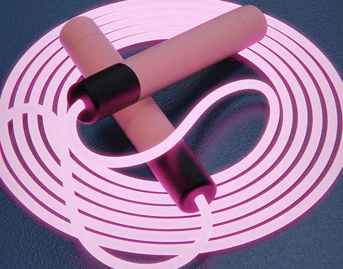 Luminous Skipping Rope Fitness Exercise LED Glowing Jumping Ropes Men Women Universal Sports Training Equipment