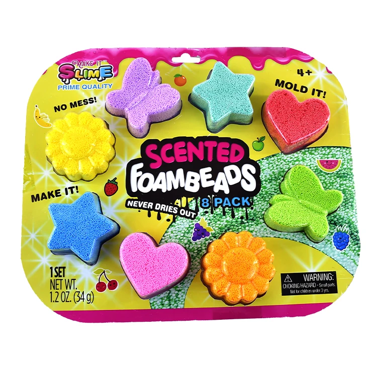 Wholesale Istudio Dry Foam Slime Diy Scented Stress Relief Foam Balls Slime From Factory