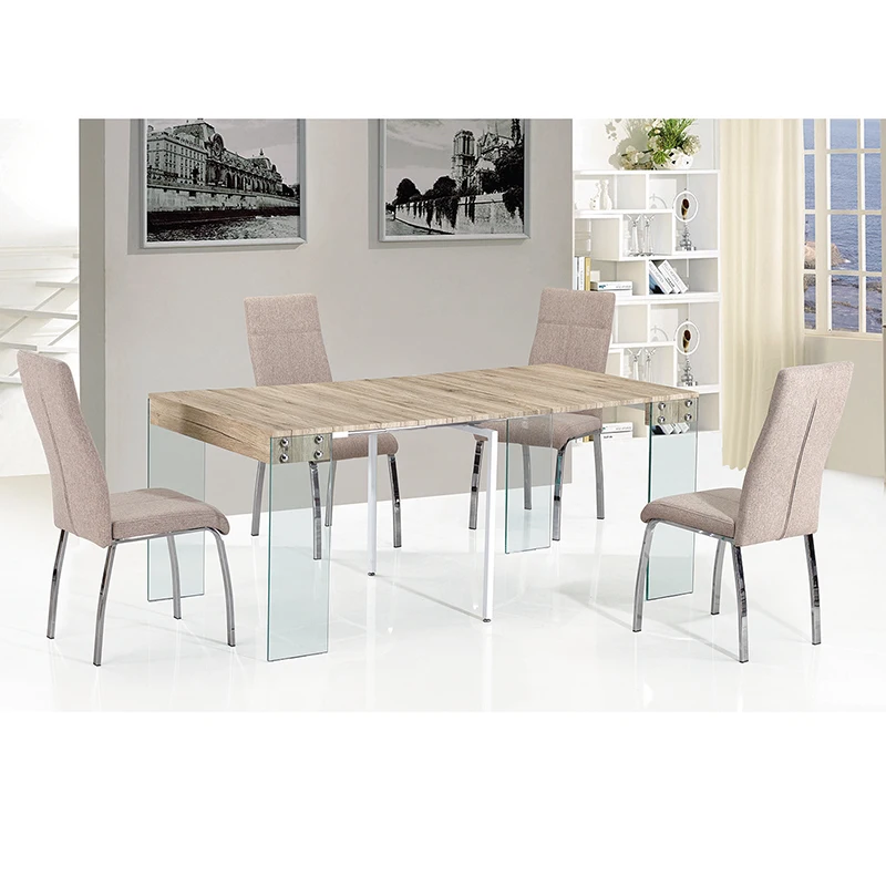 Korean Dining Table Furniture Cross Industrial Crank Layout Mechanics Room Restaurant Tables Sparkling Circle Nordic 10 Seater