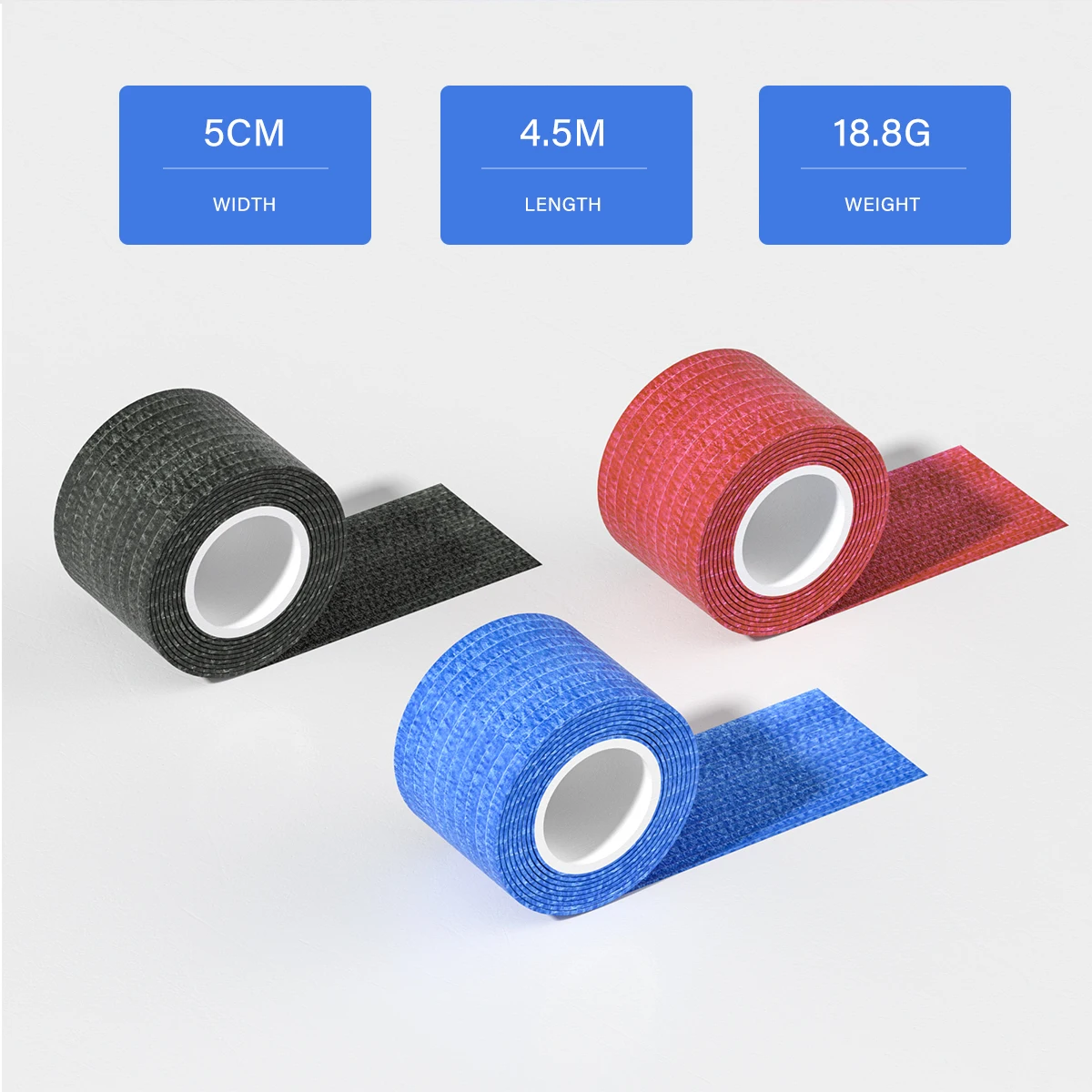 Wholesale 24pcs/box Tattoo Self Adhesive Bandage 5*45cm Elastic Fabric Self Adhesive 9 Colors Bandage for Tattoo