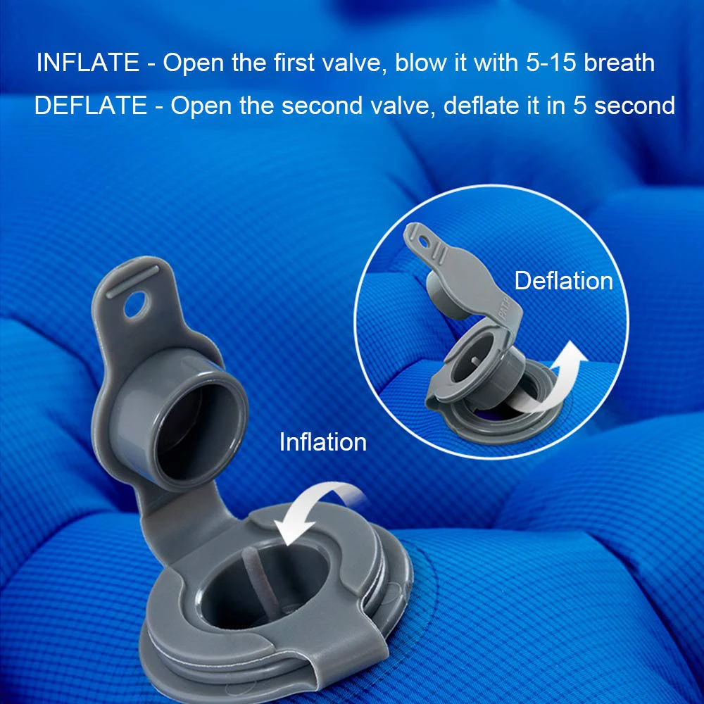 Best Inflatable Lightweight Sleeping Pad Camping Mattress Self Inflating Hiking Mat for Car Tent Hammock