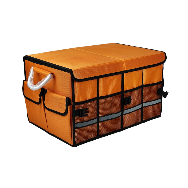 Car Trunk Organizer Foldable Cover Non-Slip Waterproof Bottom Trunk Storage Organizer for SUV Jeep etcs Valuable Car