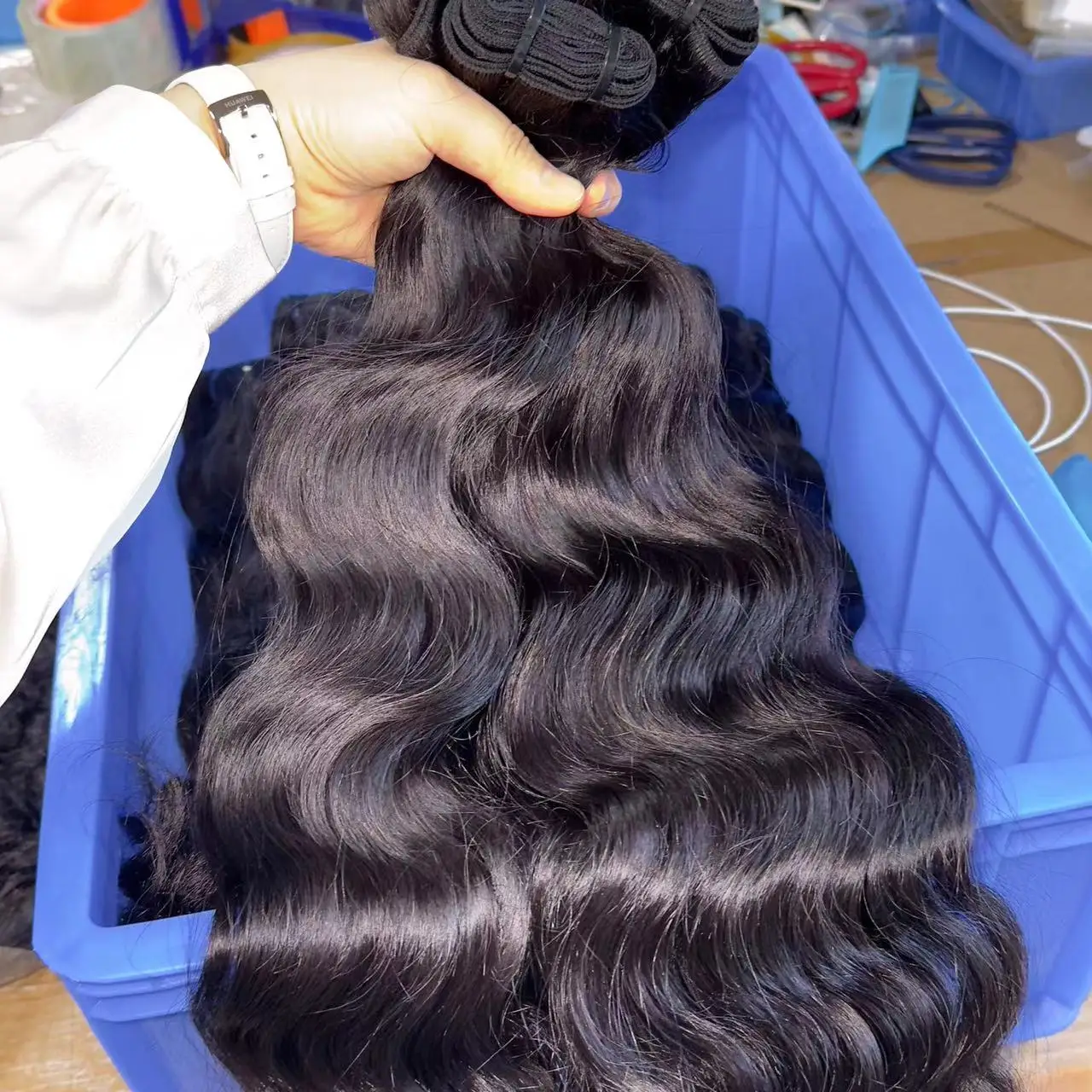 Vietnamese RAW Natural Wavy Hair High Quality Factory Wholesale Price unprocessed raw hair