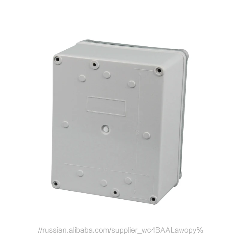 IP68 outdoor outlet waterproof enclosure transparent PC cover electric box