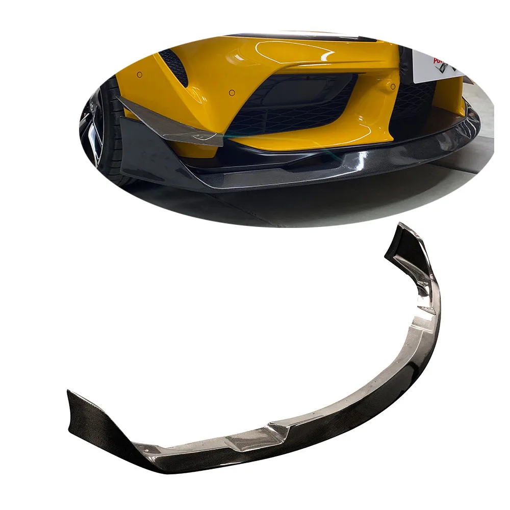Wholesale Carbon Fiber Aimgain Style Front Bumper Lip For Toyota Supra A90 A91 MkV Front Splitter Car Accessoires