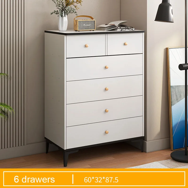 Modern design of chest of drawers storage organizer white chest of 6 drawers of bedroom