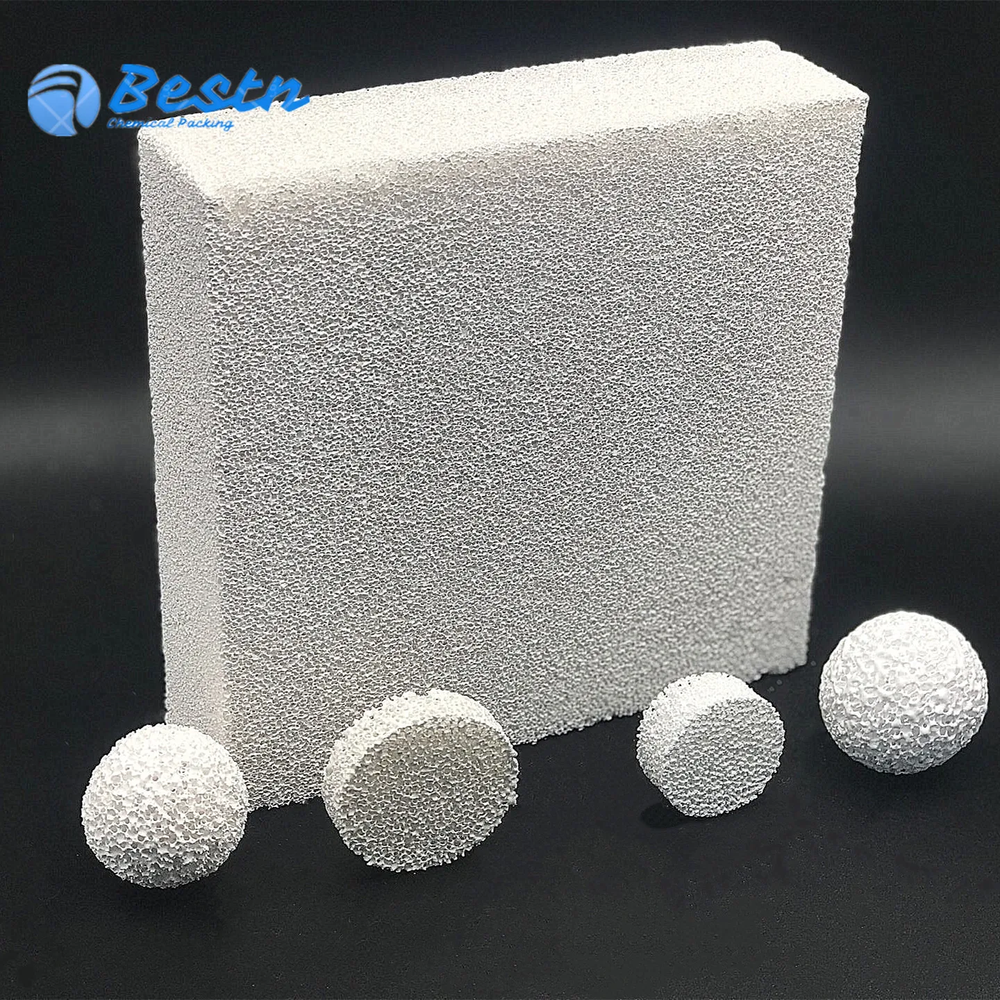 10 30 50 Ppi High Quality Industrial Cast Foundry Porous Silicon Carbide Zirconia Magnesia Alumina Foam Ceramic Filter